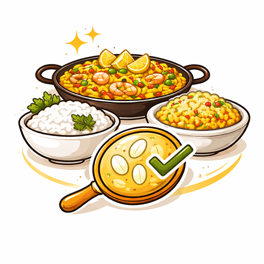 Icono Ideal para arroces secos, acompañamientos y platos donde la textura es clave