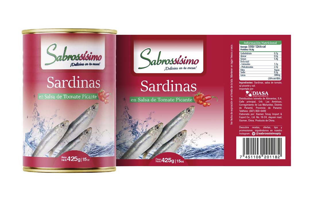 Sardinas tomate picante Sabrossisimo