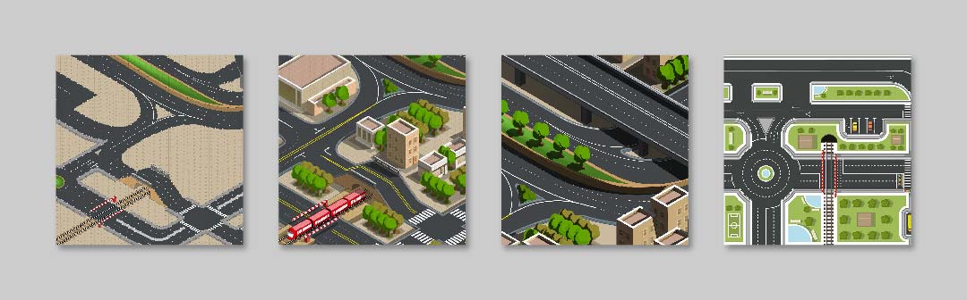 infografia mapa vial